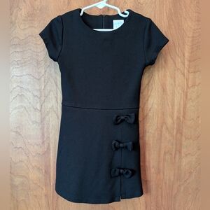 Zara Kids Elegant Black Dress with Bow 🎀 Details 6